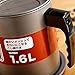 MyLifeUNIT Bacon Grease Container with Strainer, Grease Can for Kitchen with Oil Strainer, 1.7 Quart