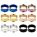 TOPBRIGHT Surgical Stainless Steel Double Flared Tunnels Expander Screw Ear Gauges Tunnels Plugs for Ear