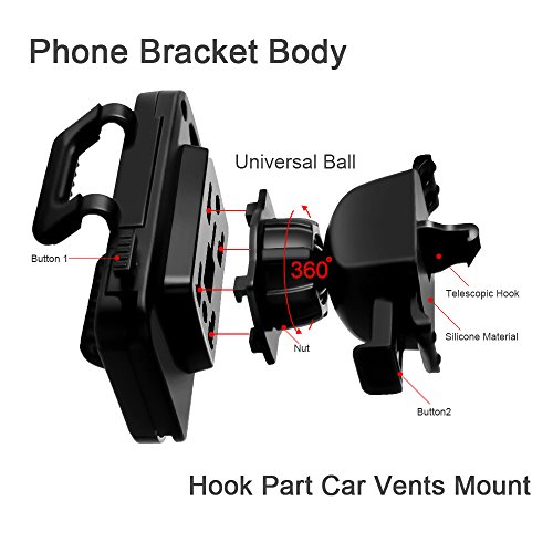 image for Super More Cell Phone Holder for Car,Upgraded Version,Car Air Vent Mou