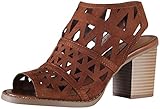 Soda Women's Fashion Laser Cut Slingback Sandal Bootie