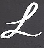 SCRIPT LETTERS - White Script Letter 