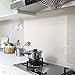 REDODECO 4Pcs Kitchen Backsplash Wallpaper Stickers Waterproof Oilproof High Temperature Resistant Transparent Environment-Friendly PVC