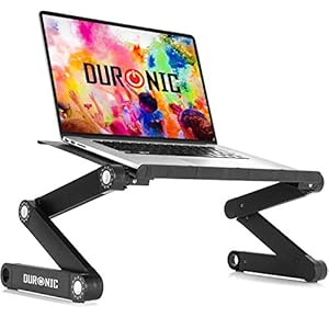 Duronic-Laptop-Stand-DML121-Multi-use-Folding-Desk-Riser-Highly-Adjustable-Support-Tray-for-Tablet-Or-MacBook-Ergonomic-Folds-Flat-Portable-Table-6-Leg-Joints-Each-Adjust-In-24-places Duronic Laptop Stand DML121 | Multi-use Folding Desk Riser | Highly Adjustable | Support Tray for Tablet Or MacBook…