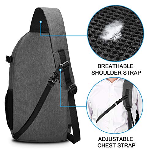 CADeN Camera Sling Bag Backpack, DSLR Camera Case Sling Backpack with Tripod Holder, Side Access