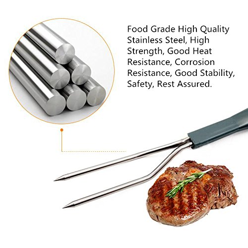 image for ACE Digital BBQ Grilling Meat Cooking Thermometer Fork with Instant Re