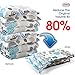 Anna Home Premium Vacuum Storage Bags (8 Pack) Space Saver Storage Bags for Travel. Durable & Reusable, Travel Hand Pump Included (6 x Jumbo)