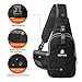 Sling Bag for Men & Women - Chest Shoulder Unbalance Crossbody Backpack Water Resistant Daypack for Gym Travel Hiking