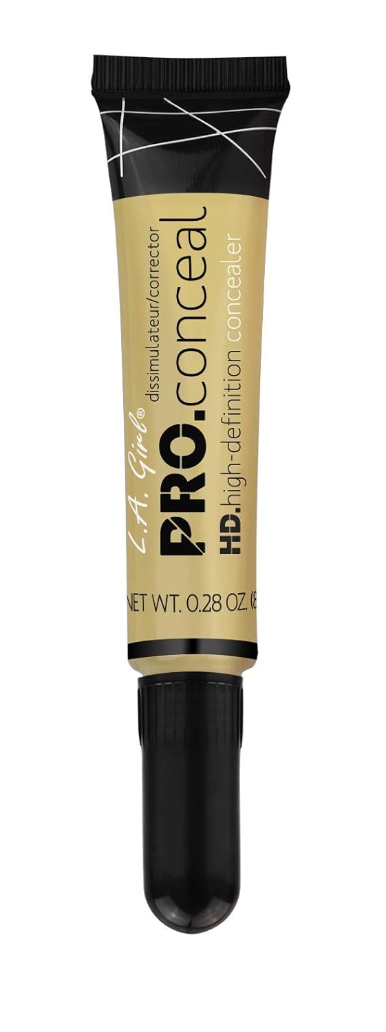 L.A. Girl Pro Conceal HD Concealer, Yellow Corrector, 0.28 Ounce