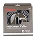 KIRLIN Cable IWB-202BFGL-10/CA 10-Feet Premium Plus Instrument Cable, Carbon Gray Woven Jacket