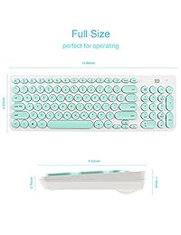 Teclado inalámbrico y mouse Combo, FD ik6630 Moda Verano Set de teclado y mouse
