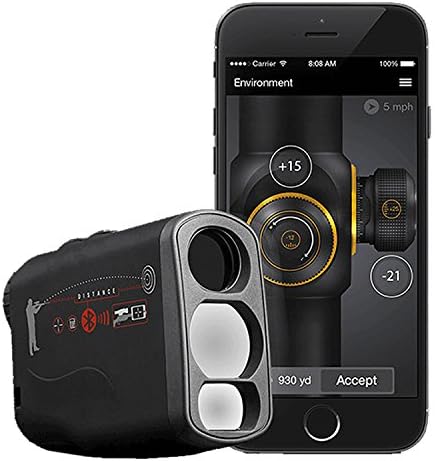 ATN Laser Rangefinder Ballistics 6x 5 yds 1000 yds 7.2 Degrees Black