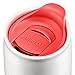 Ello Mesa Double-Wall Ceramic Travel Mug with Slider Lid |14 oz | Coral