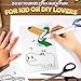 Teenitor 18 Sheets Heat Shrink Plastic, Shrinky Art Film Paper for Kids Creative Craft
