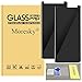 Moresky Compatible For Samsung Galaxy S9 PLUS S9+ Screen Protector Tempered Glass Privacy Anti-Spy Case Friendly Film, 3D Curved Anti-Scratch Anti-Bubble Guard (2 packs)