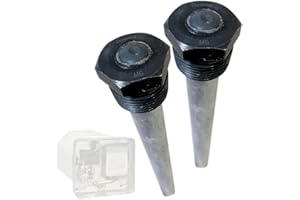 DURRENSA RV Water Heater Anode Rod - 2-Pack, Anode Rod for Hot Water Heater, Magnesium Anode Rod Replacement 9.25" Length 3/4" NPT Threads-Compatible with Suburban and Mor-Flo Water Heaters(2 Pack)