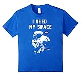 NASA I Need My Space Faded Astronaut Graphic T-Shirt