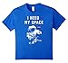 NASA I Need My Space Faded Astronaut Graphic T-Shirt