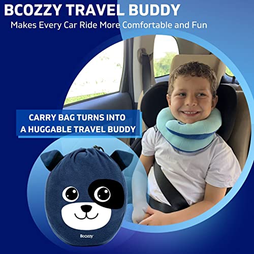 BCOZZY Kids Travel Neck Pillow, Supports The Neck, Head & Chin, Stops
