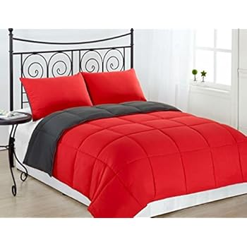Amazon.com: Cozy Beddings Comforter Set, Reversible Down