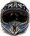 Typhoon Helmets Typhoon ATV Motorcycle Helmet with Goggles & Gloves - DOT Certified Off-Road Racing Protection Gear Set for Men - Durable MX Combo Pack