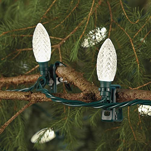 NOMA C9 LED Quick Clip Christmas Lights Builtin ClipOn String