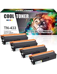 Tóner de repuesto para Brother TN433 TN-433 para HL-L8360CDW MFC-L8900CDW HL-L8360CDWT HL-L8260CDW MFCL8610CDW MFCL9570CDW Color Laser All-in-One TN433 TN431 Printer-4PK