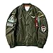 HZCX FASHION Men's Zipper Up Casual Light Weight Flight Bomber Jackets