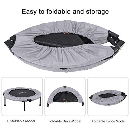 ATIVAFIT 40Inch Folding Trampoline Mini Rebounder Suitable for Indoor