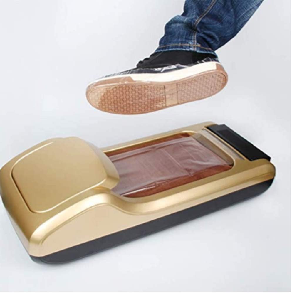 SANDER Automatic Shoe Cover Dispenser Machine Shoe Cover Film Transparent Boot Film for Quick and Easy Matching of 1 roll of Shoe Film