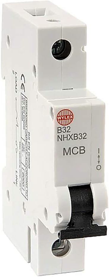 Wylex NHXB32 32A Single Pole Type B 230V 6kA MCB NSB32