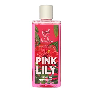 Bath Body Works Bath Body Works Pink Lily Bamboo Shower Gel 8 Ounce