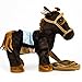 Toysery Kids Walking Pony Walk Along Toy Stuffed Plush Pony Toy, Realistic Walking Actions with Horse Sounds and Music (Battery Operated) Colors May Vary