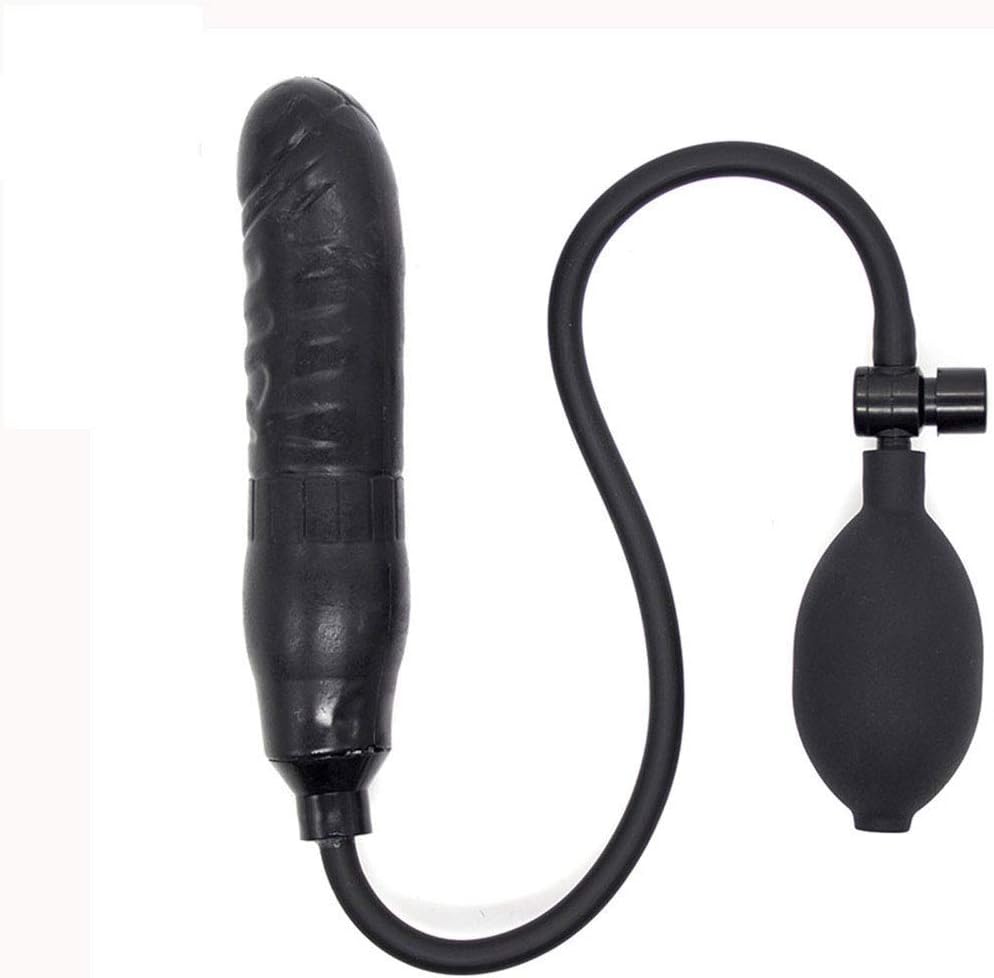 Beginner SART Set Inflatable Anales Toy for Women Men Couples (Black)