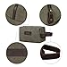 S-ZONE Canvas Travel Toiletry Bag Shaving Dopp Kit Cosmetic Makeup Bag