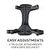 Mighty Paw Car Dog Harness, Vehicle Safety Harness with Adjustable Straps and Soft Padding, Doubles as a Standard Harness with a No Pull Front Leash Attachment
