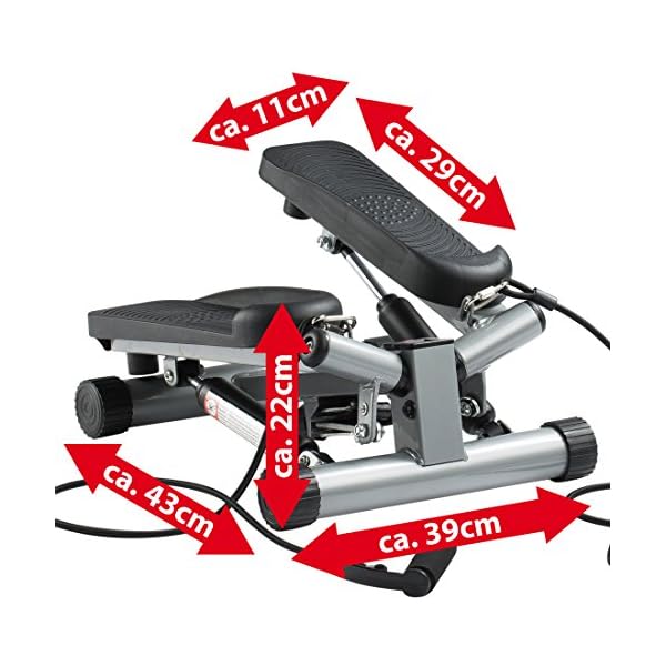 Ultrasport Swing Stepper, Up-Down Stepper, Stepper With Or Without Training Bands, Holistic Training