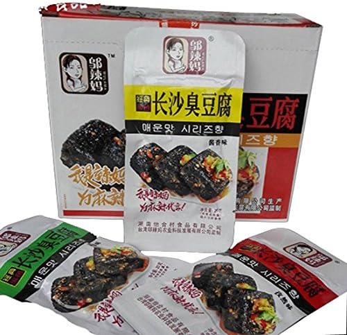 WULAMA Stinky Tofu Special Products of Hunan Chinese Special Snack Food 25g 30 Packs ( Three kinds of taste, Each of the 10 packs)