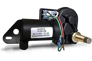 AUTOTEX Wexco Wiper Motor, 4R2.12-19S2.R110D, Two and a half inch (2.5") shaft, 12V With Two-Speed Switch Installed
