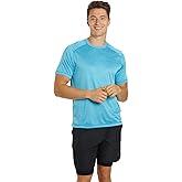 Sporti Men's S/S UPF 50+ Swim Shirt - Rashguard for Men - Comfortable Men's Rash Guard Shirts