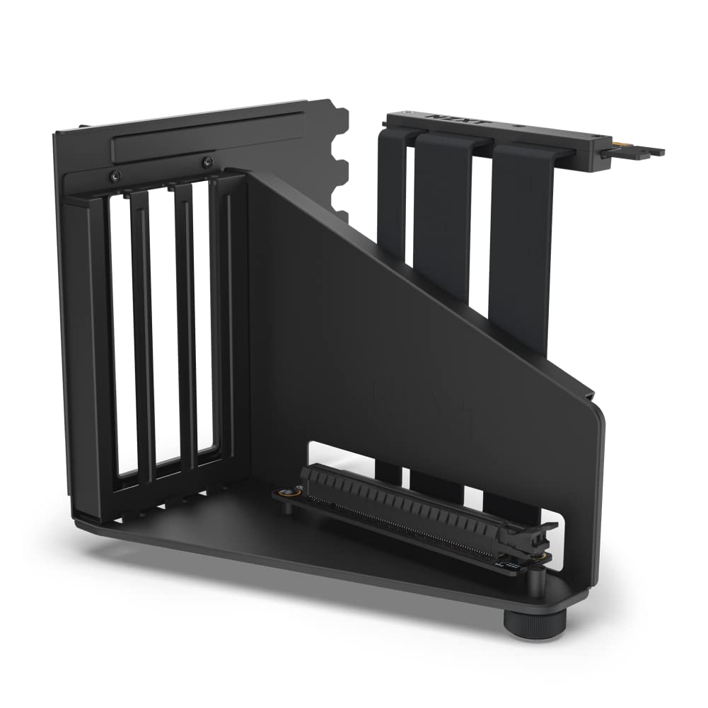 NZXT Vertical GPU Mounting Kit - AB-RH175-B1-175 mm PCIe 4.0x16 Riser-Kabel – GPU-Halterung – Robuste Stahlhalterung – Nur kompatibel mit Gehäusen der H5-, H7- und H9-Serie - Schwarz 3