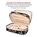 Travel Jewelry Organizer Case,Storage Bag Holder for Earrings,Necklace,Rings,Watch - Girl Portable Jewelry Case Black-flower