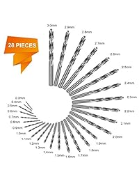 Paxcoo   Juego de brocas de mano con brocas giratorias (30 unidades)