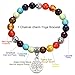 17 MILE 7 Chakra Healing Natural Colorful Stone Yoga Gemstone Bracelet Tree of Life Charm Gifts for Women and Girls
