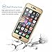 Tekcoo for iPhone 7 Plus Case, [T360 HY] Ultra Thin Full Body Coverage Protection Scratch Proof Hard Slim Hybrid Cover Shell with Tempered Glass Screen Protector for iPhone 7 Plus (5.5 inch) [Gold]