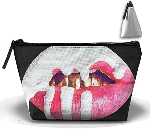 Trapezoidal Storage Bag Kylie Jenner Lip Kit Logo Makeup Bag Travel Wash Zipper Portable Pouch