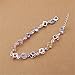NYKKOLA Hot Fashion Beautiful Colorful Mosaic Crystal 925 Silver Bracelet