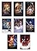 POSTER STOP ONLINE Star Wars Episode I, II, III, IV, V, VI, VII & VIII - Movie Poster Set (8 Individual Full Size Movie Posters - Version 2) (Size 24