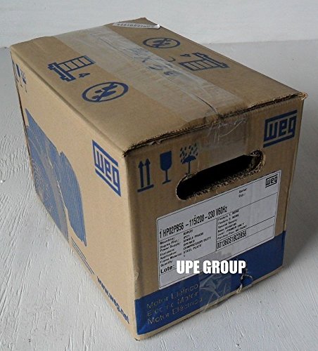 New WEG 1HP Electric Motor Fan Pump 56 frame 3480 rpm 1 phase 115/230 volt - Thumbnail 4