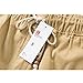 Manwan walk Men's Linen Casual Short 311 (Large, Khaki)