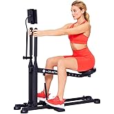 The DB Method Squat Machine, Workout Equipment for Home Gym, Exercise Leg and Glutes, Low Impact Lower Body Fitness Workouts, Training for Total-Body, Easy Setup, Foldable for Storage